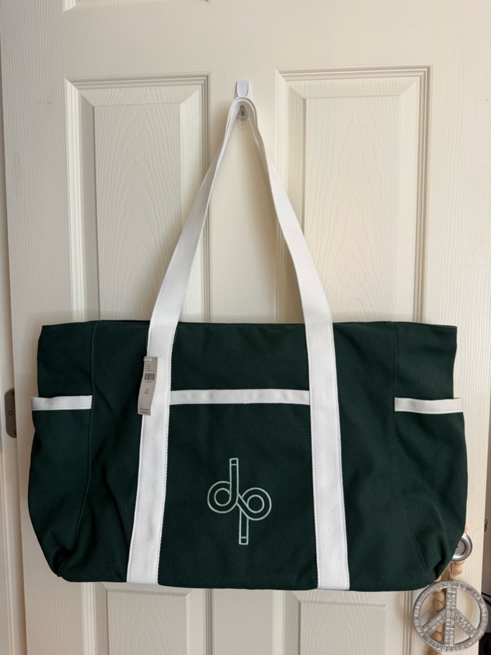 Daily Practice Tote from Anthropologie NWT
Beautiful Dark Green!